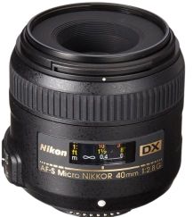 Nikon AF-S DX Micro NIKKOR 40mm- Ideal for Sharp Images: